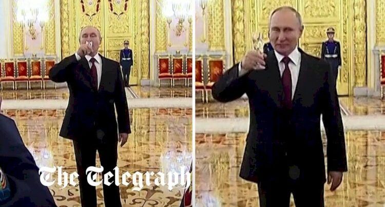 Putin içkili halda kameraların qarşısına keçdi -     VİDEO