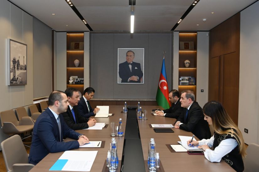 Ceyhun Bayramov Türk Dövlətləri Təşkilatının Baş katibi ilə görüşdü