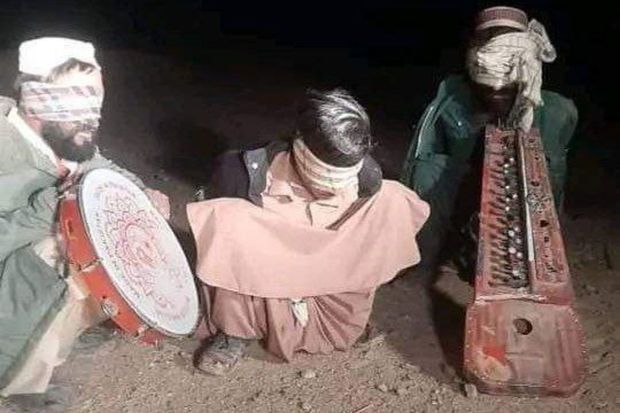“Taliban” musiqi qadağasına məhəl qoymayanları özünəməxsus şəkildə cəzalandırır -     FOTO