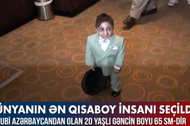 Dünyanın ən qısaboy insanı seçildi -     VİDEO