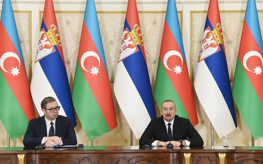 Azərbaycan və Serbiya prezidentləri mətbuata bəyanatlarla çıxış ediblər -   YENİLƏNDİ -2