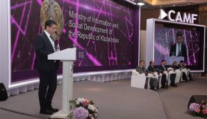Azərbaycan nümayəndə heyəti Astanada keçirilən I Mərkəzi Asiya Media Forumunda iştirak edir -       FOTO — foto 1