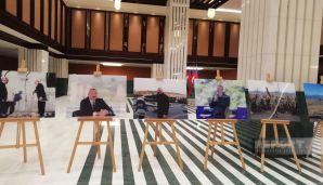 Türkiyə Prezident Administrasiyasında Azərbaycan Prezidenti ilə bağlı fotosərgi nümayiş olunub -       FOTO — foto 1