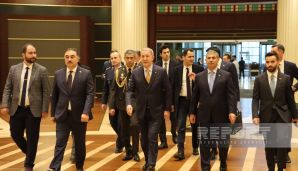 Türkiyə Prezident Administrasiyasında Azərbaycan Prezidenti ilə bağlı fotosərgi nümayiş olunub -       FOTO — foto 6