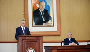 Naxçıvanda Azərbaycan Prezidentinin səlahiyyətli nümayəndəsi muxtar respublikanın ictimaiyyətinə təqdim edildi -   FOTO — foto 3