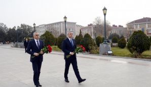 Naxçıvanda Azərbaycan Prezidentinin səlahiyyətli nümayəndəsi muxtar respublikanın ictimaiyyətinə təqdim edildi -   FOTO — foto 5
