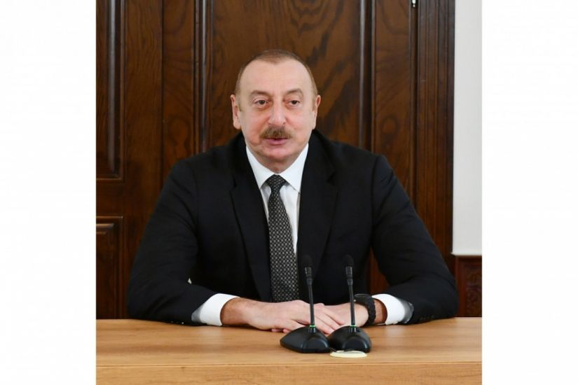 Prezident: İki il bundan əvvəl biz öz tarixi missiyamızı şərəflə yerinə yetirərək ədaləti bərpa etdik