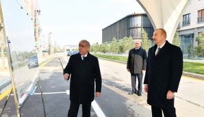Prezident Bakı Ağ Şəhərdə görülən işlərlə tanış olub -     FOTOLAR - YENİLƏNDİ — foto 1