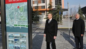 Prezident Bakı Ağ Şəhərdə görülən işlərlə tanış olub -     FOTOLAR - YENİLƏNDİ — foto 3