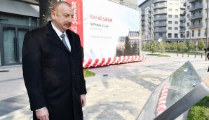 Prezident Bakı Ağ Şəhərdə görülən işlərlə tanış olub -     FOTOLAR - YENİLƏNDİ — foto 4