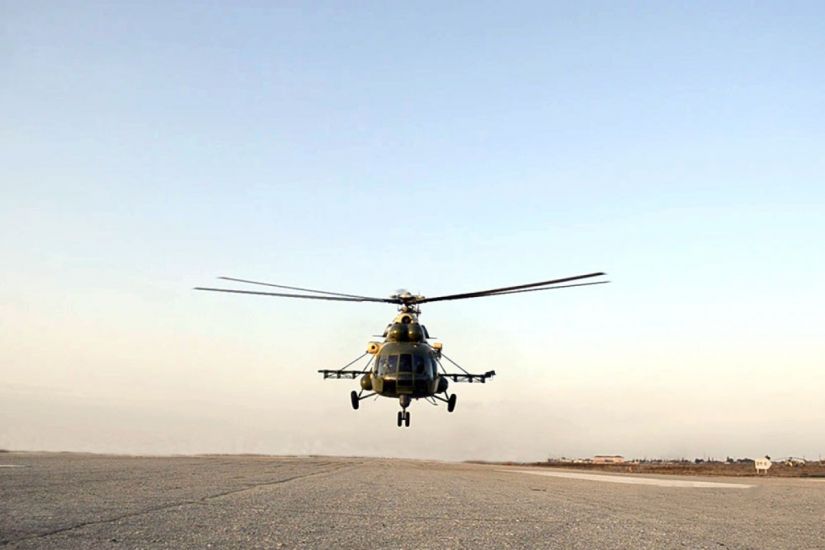 Helikopterlərlə uçuş məşqləri keçirilib -       VİDEO