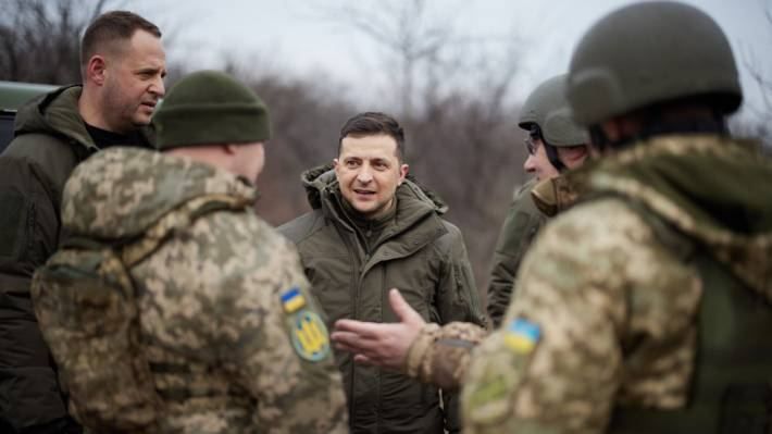 Zelenski "Borispol" hava limanında güc strukturları rəhbərləri ilə görüş keçirdi