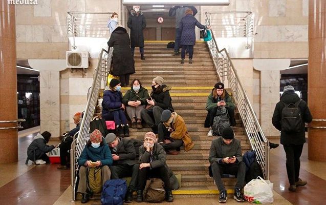 Kiyevdə metro və ictimai nəqliyyat pulsuz oldu