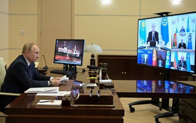 Putin Tokayevin adını unutdu -     VİDEO
