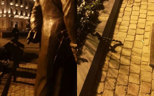 Tağıyevin heykəlinə zərər yetirən şəxslər saxlanıldı -   FOTO