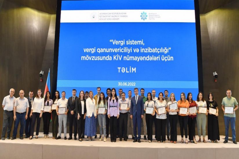 Jurnalistlər üçün vergi sistemi mövzusunda təlim keçirildi -     FOTO