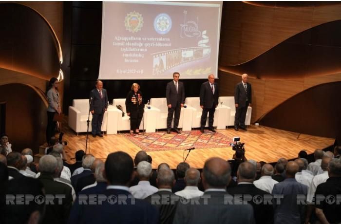 Ağsaqqal və veteranların təmsil olunduğu QHT-lərin əməkdaşlıq forumu keçirildi -     FOTO