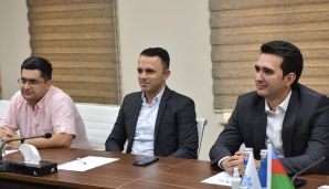 Medianın İnkişafı Agentliyində “Yüksəliş” müsabiqəsinin qalibləri ilə görüş keçirildi -       FOTO — foto 2