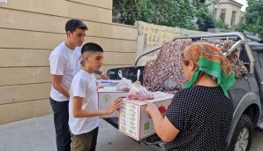 Adil Əliyev Qurban bayramı münasibətilə şəhid ailələri, qazilərə qurban payı verdi –       FOTO — foto 2