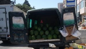 Bakı Nəqliyyat Agentliyinin “bio-smart” dayanacağı:         Qarpız satırlar - FOTO — foto 2