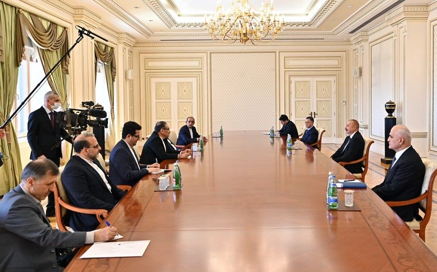 Prezident İlham Əliyev İranın Ali Milli Təhlükəsizlik Şurasının katibini qəbul etdi -   YENİLƏNDİ