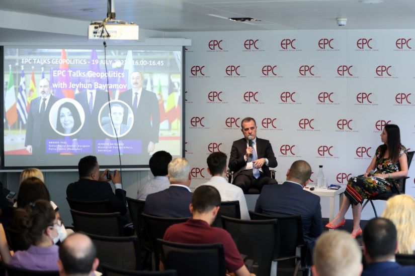 Ceyhun Bayramov Avropa Siyasət Mərkəzindəki tədbirdə iştirak etdi