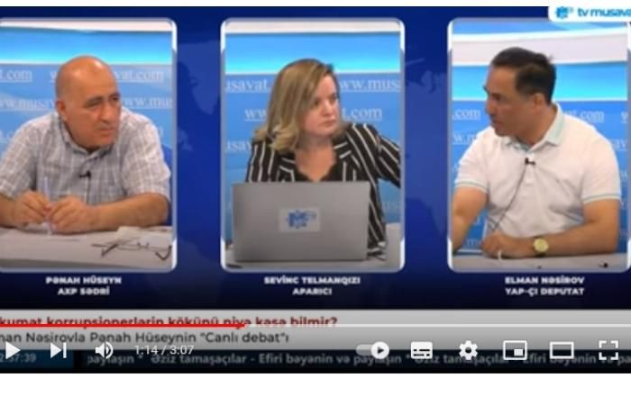 Yad planetdən gələn özünsən..." — Pənah Hüseyn Elman Nəsirov çəkişməsi -     VİDEO