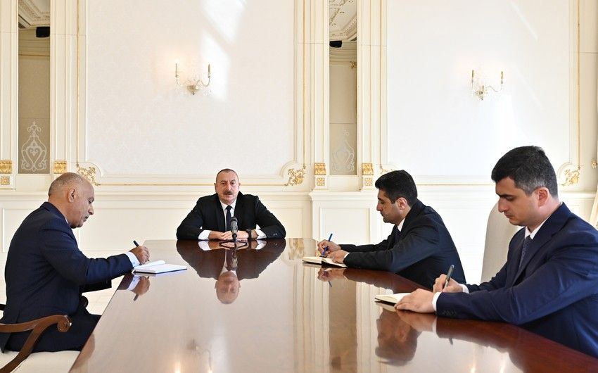 Prezident təyin olunan yeni icra başçılarını qəbul etdi