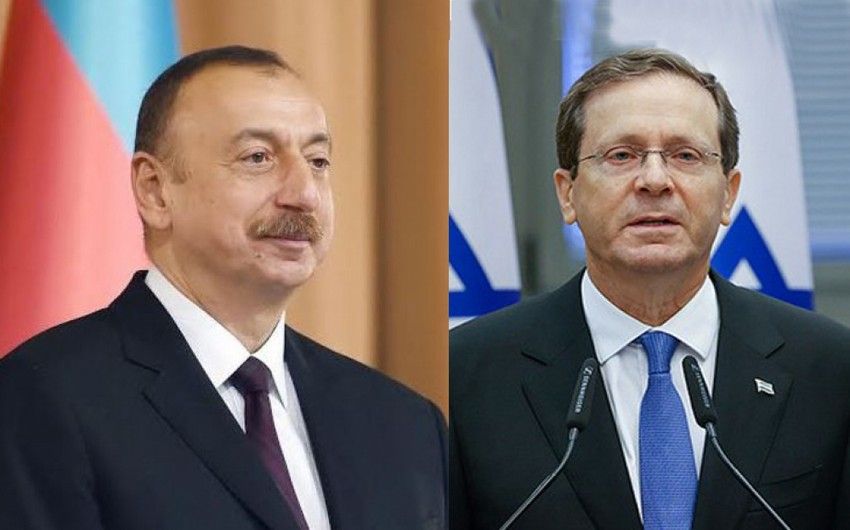 İsrail Prezidenti İlham Əliyevi ölkəsinə səfərə dəvət etdi