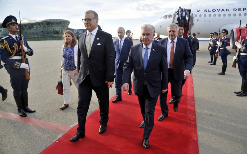 Slovakiya parlamentinin sədri Azərbaycana rəsmi səfərə gəldi