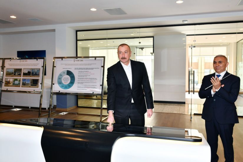 Prezident yeni yarımstansiya və Rəqəmsal Şəbəkələrin Baş İdarəetmə Mərkəzinin açılışında iştirak edib