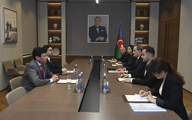 Ceyhun Bayramovun Paraqvay Parlamentinin nümayəndə heyəti ilə görüşdü