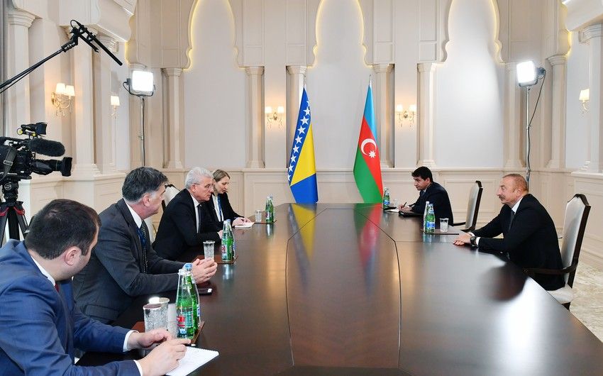 Prezident İlham Əliyev Bosniya və Herseqovinanın Rəyasət Heyətinin Sədri ilə görüşüb -   YENİLƏNDİ