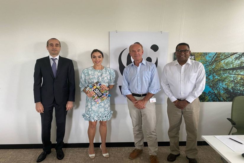 Leyla Əliyeva IUCN və WWF International təşkilatlarının rəhbərləri ilə görüşüb
