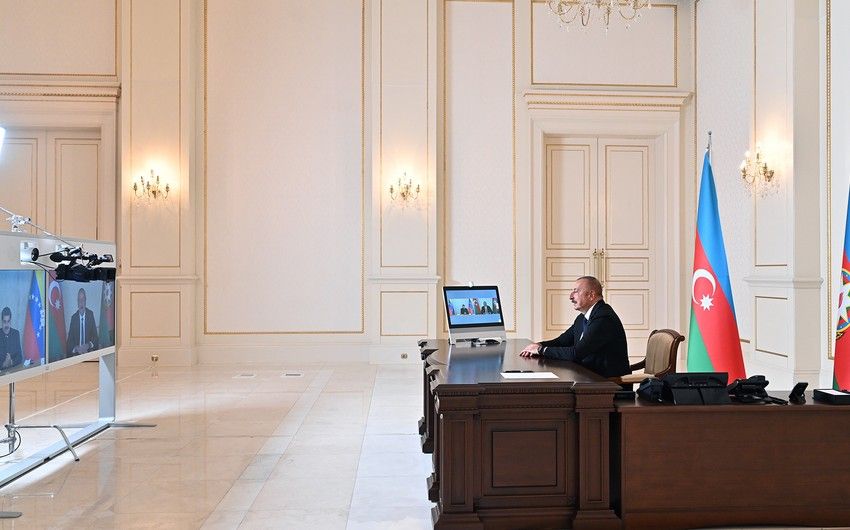 Prezident İlham Əliyev Nikolas Maduro ilə videokonfrans formatında görüşüb -   YENİLƏNDİ