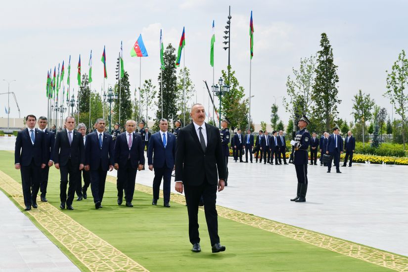 Azərbaycan Prezidentinin Daşkənddə rəsmi qarşılanma mərasimi olub