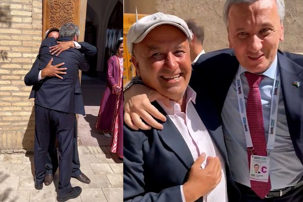 İlham Əliyevin mətbuat katibi 35 il sonra əsgər yoldaşını Özbəkistanda tapdı -        VİDEO