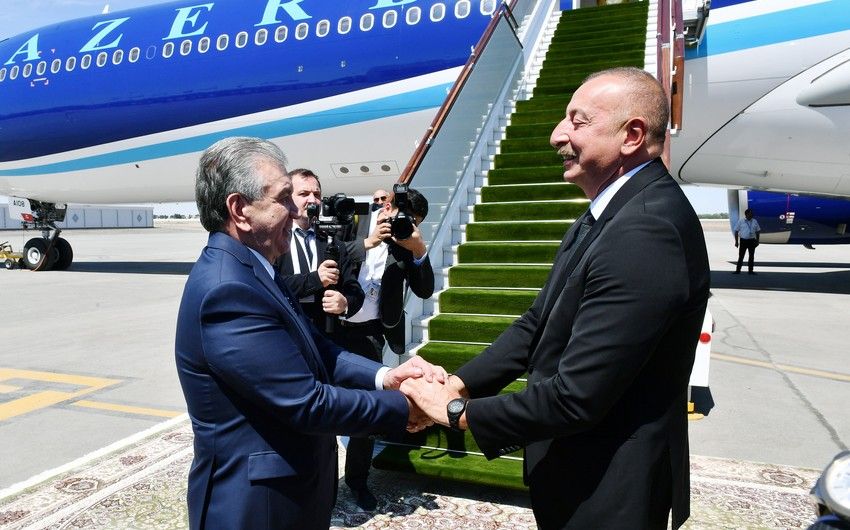 Azərbaycan Prezidentinin Özbəkistana dövlət səfəri başa çatdı  -   FOTOLAR