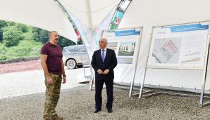 Dövlət başçısı Laçında “Qorçu” elektrik yarımstansiyasında görülən işlərlə tanış olub -       FOTO — foto 1