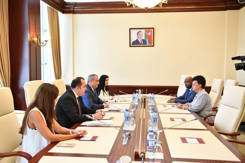 Adil Əliyev Mozambik parlamentinin deputatı ilə görüşdü