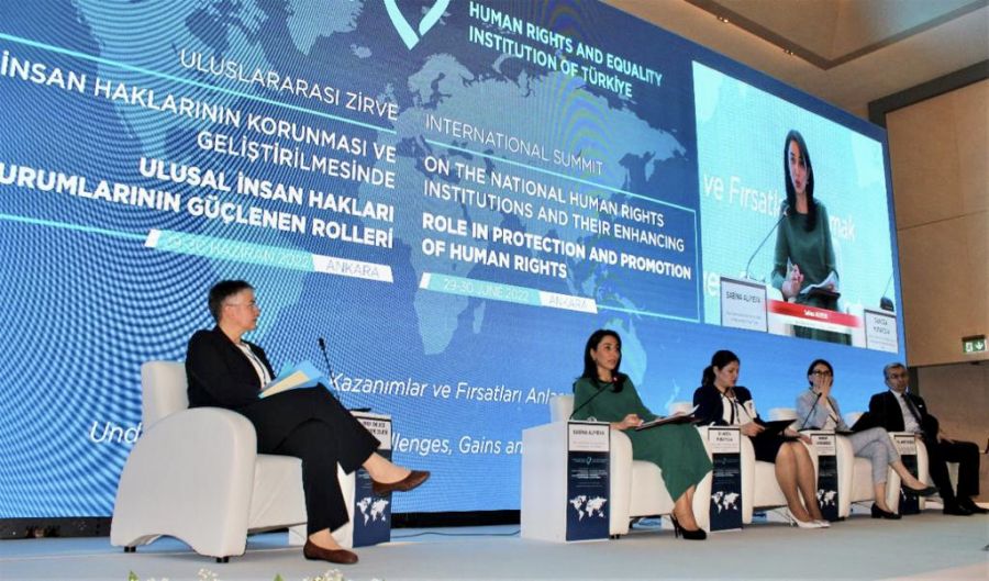 Ombudsman Ankarada beynəlxalq sammitdə çıxış etdi -   VİDEO