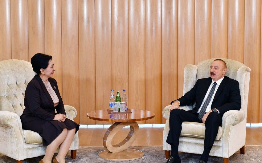 Prezident İlham Əliyev Özbəkistan Senatının sədrini qəbul etdi -    YENİLƏNDİ