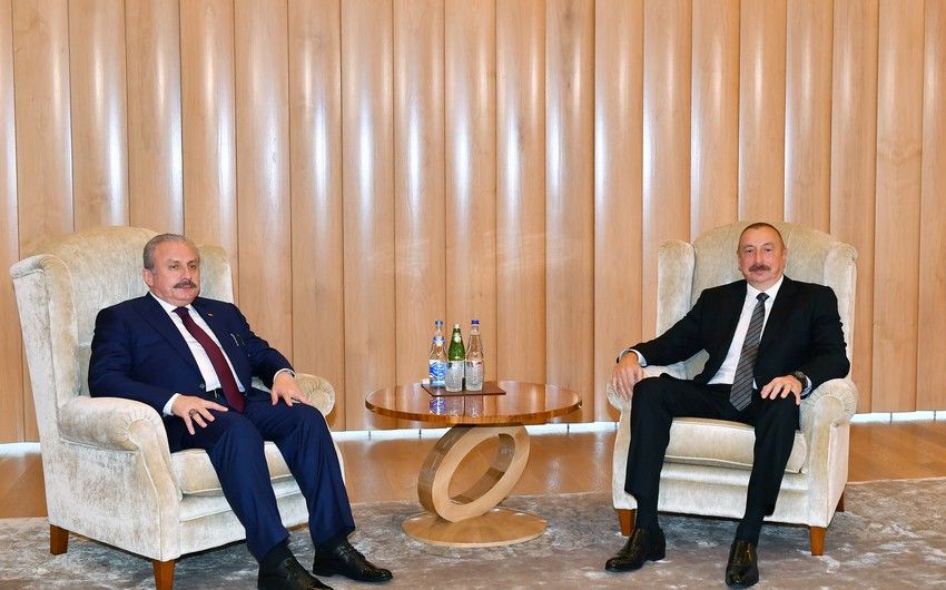 Prezident İlham Əliyev Türkiyə Böyük Millət Məclisinin sədrini qəbul etdi -      YENİLƏNDİ