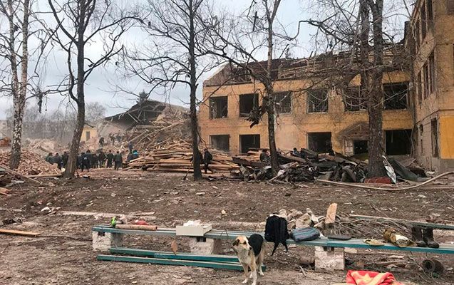 Ruslar Axtırkada İES və dəmiryol stansiyasını bombaladılar
