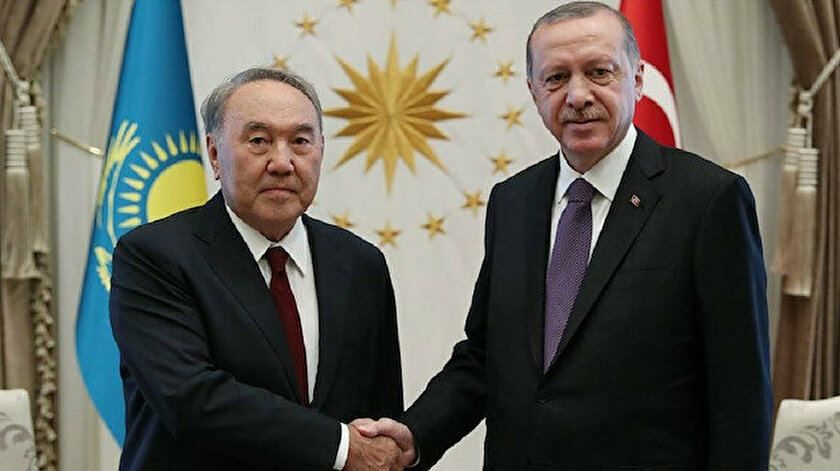 Ərdoğan Nazarbayevlə görüşdü