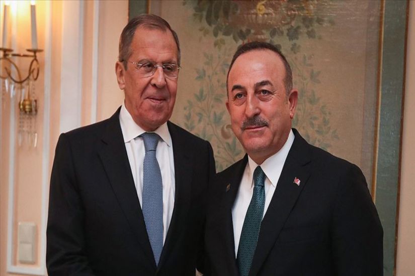 Çavuşoğlu Rusiyaya getdi