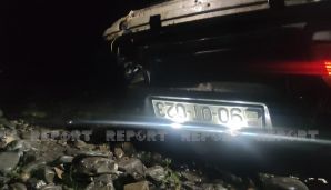 Şəkidə BMW çaya aşdı -         FOTO — foto 1