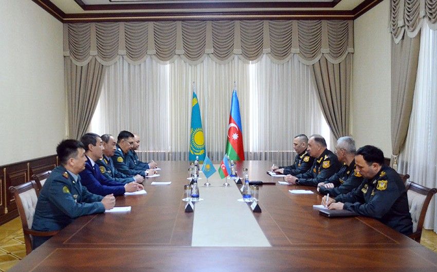 Kərim Vəliyev Qazaxıstan nümayəndə heyəti ilə görüşdü
