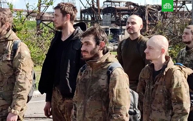 “Azov” döyüşçüləri belə təslim oldular –       VİDEO