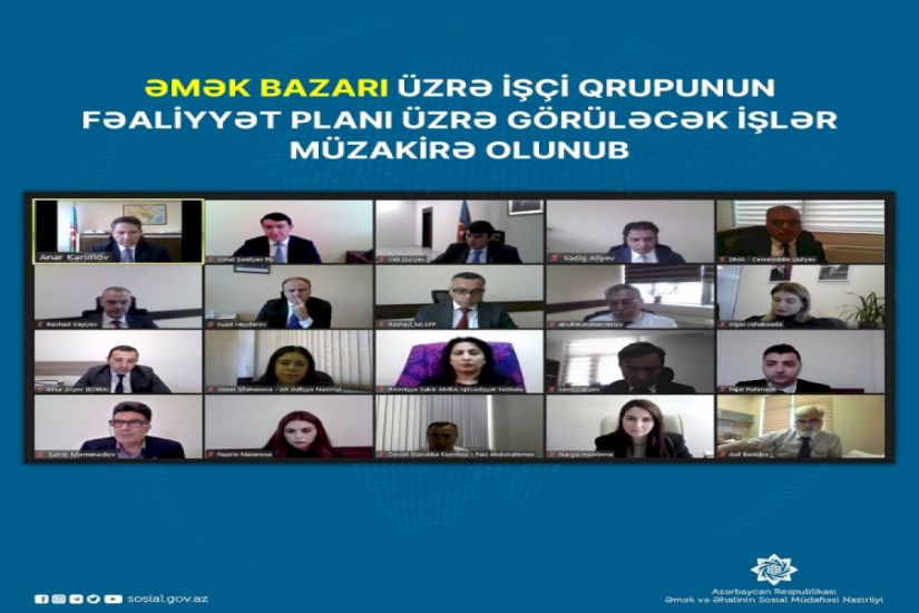 Əmək bazarı üzrə işçi qrupun iclası keçirildi